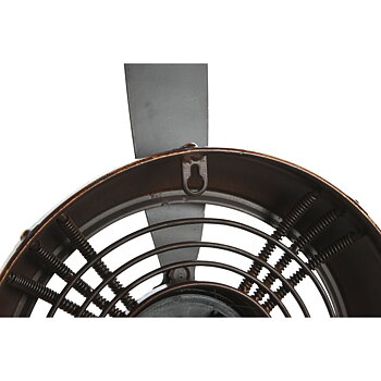 Väggklocka Home ESPRIT Koppar PVC Metall Helixar 75,5 x 8 x 75 cm
