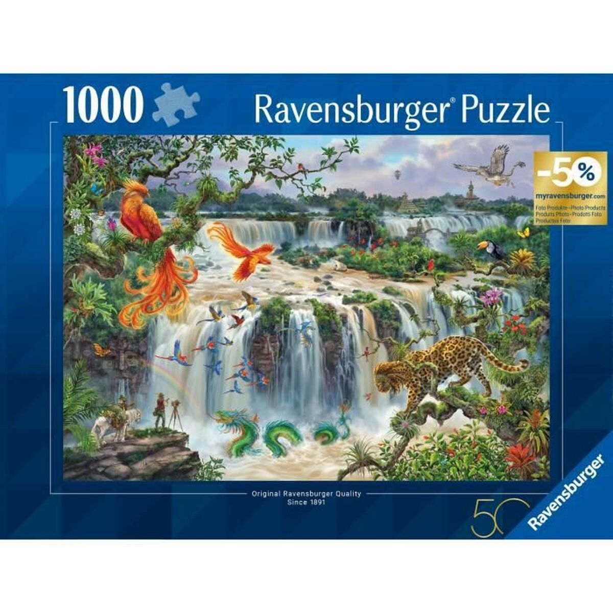 Pussel Ravensburger Waterfall Iguazu - 3