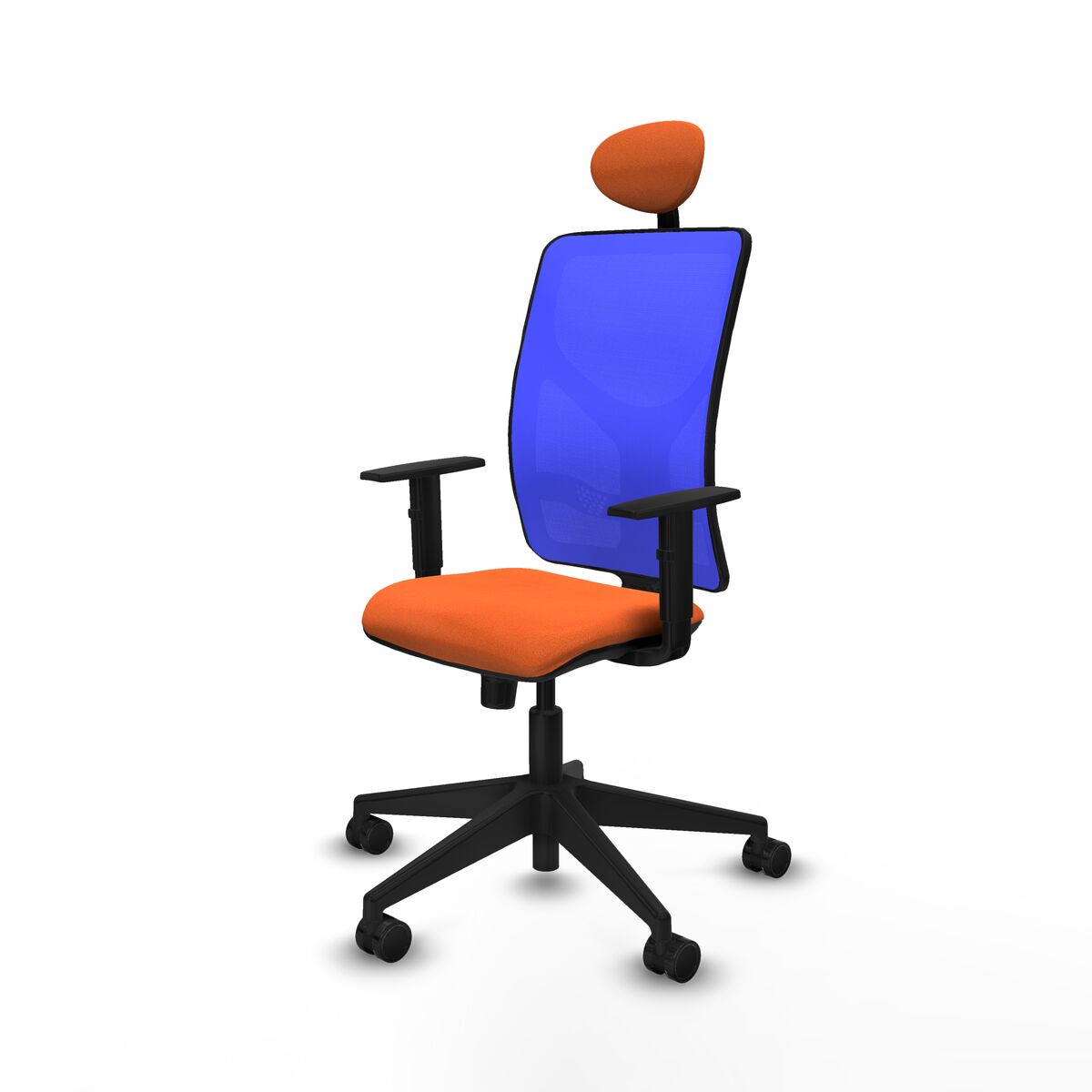 Kontorsstol med nackstöd Motilla Piqueras y Crespo 1D066N1 Orange - 2