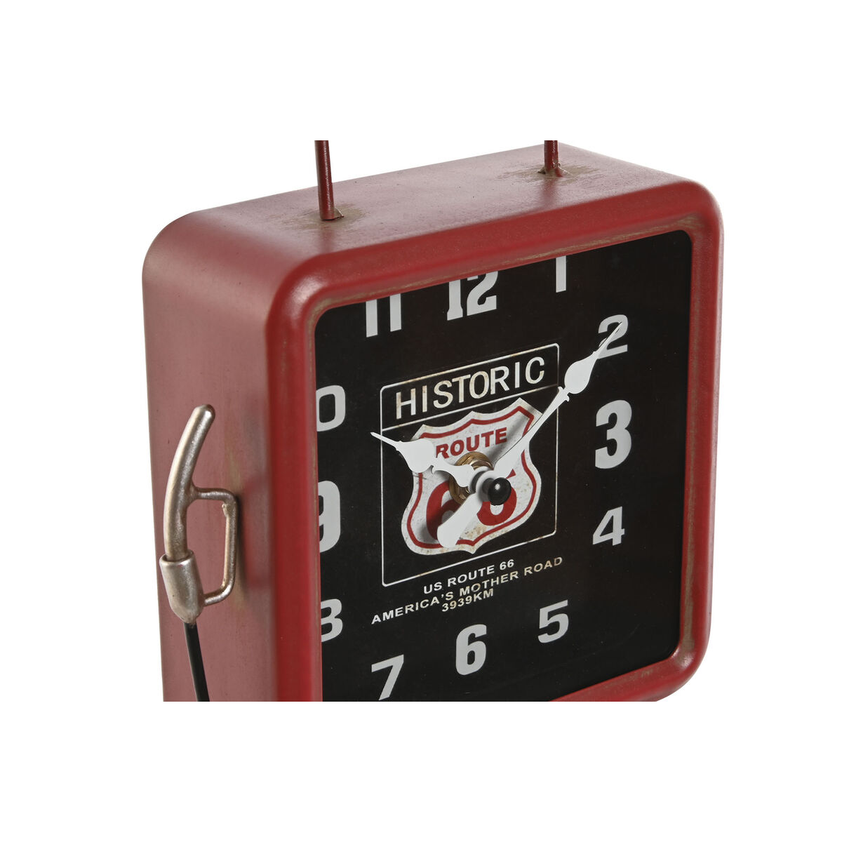 bordsklocka Home ESPRIT Röd Vintage gasolinera - 3