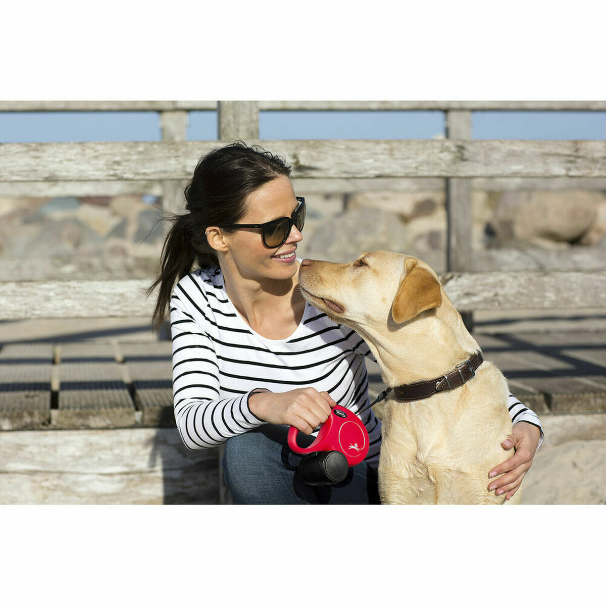DoHundkoppel Trixie New CLASSIC 5 m Svart