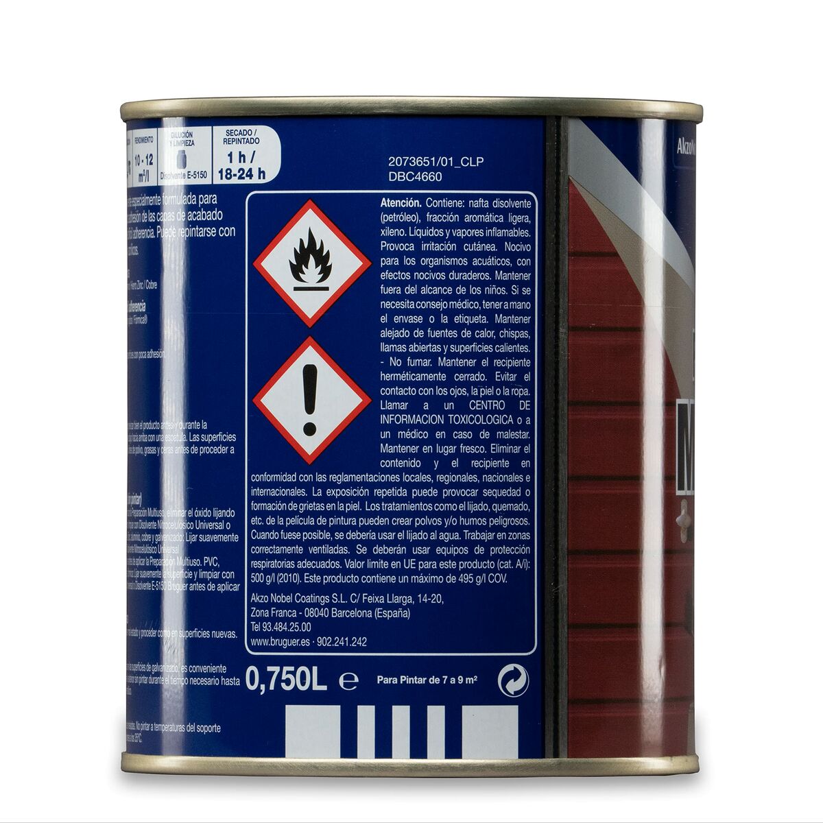 Grundfärg Bruguer 5355523  Vit Matt Utskrift Flerfunktionsstege - 2