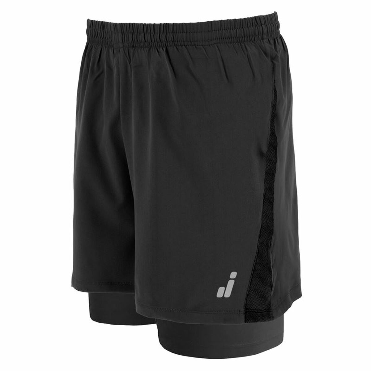Sportshorts för män Joluvi Mesh Duo Svart