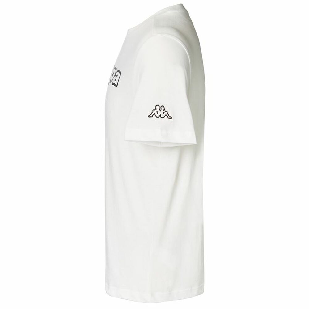 T-shirt med kortärm Herr Kappa Fromen M Vit Män - 5