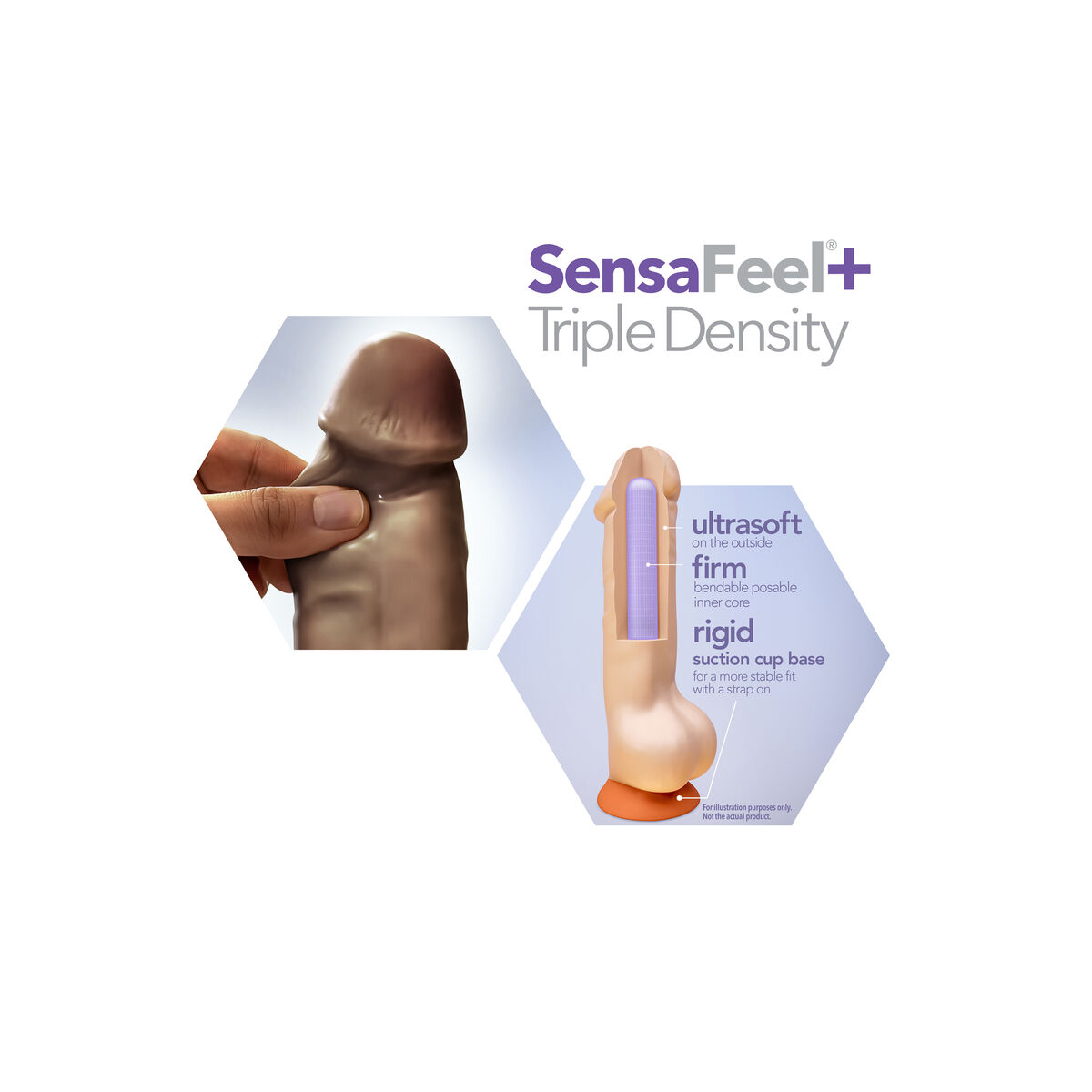 Realistisk dildo Blush Dr Skin TPE Ø 3,1 cm (12,7 cm) - 3