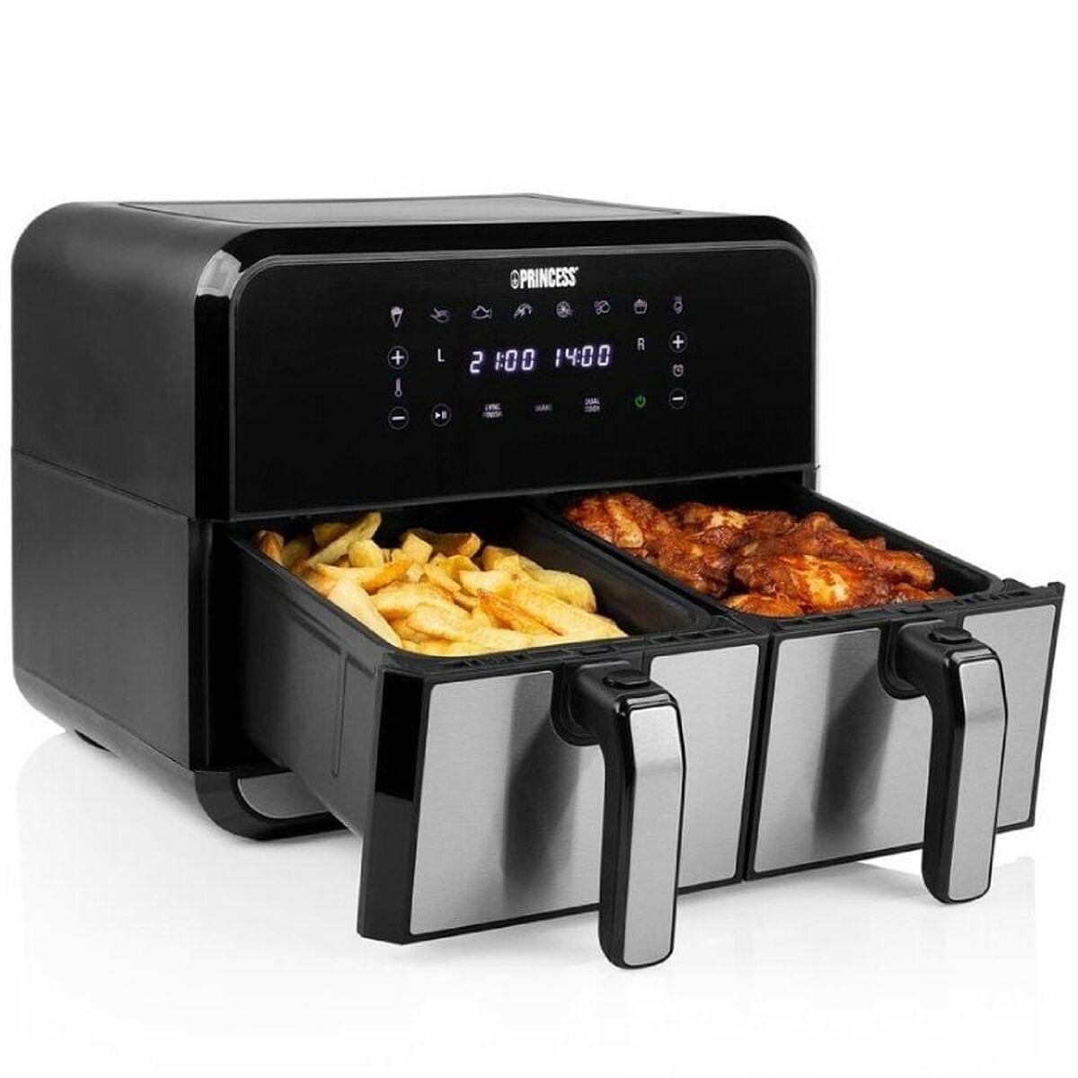 Luftfritös Princess 182074 2400 W Svart 8 L - 2