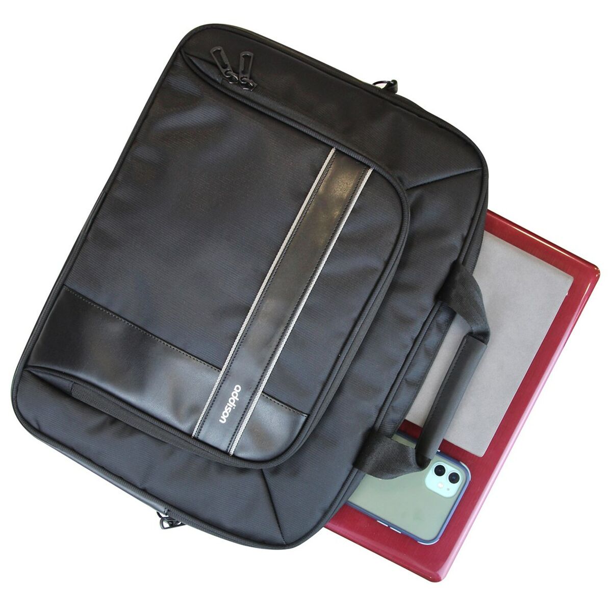 Laptopväska Addison 301014 Svart Svartvit 40 x 32 x 9 cm - 2