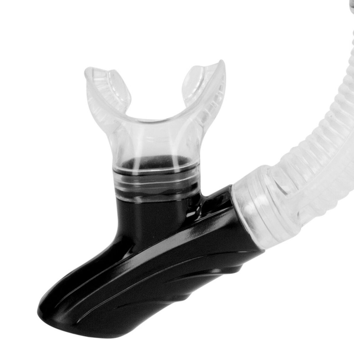 Dykmask med snorkel och simfötter AquaSport Svart Vuxna (2 antal) - 5