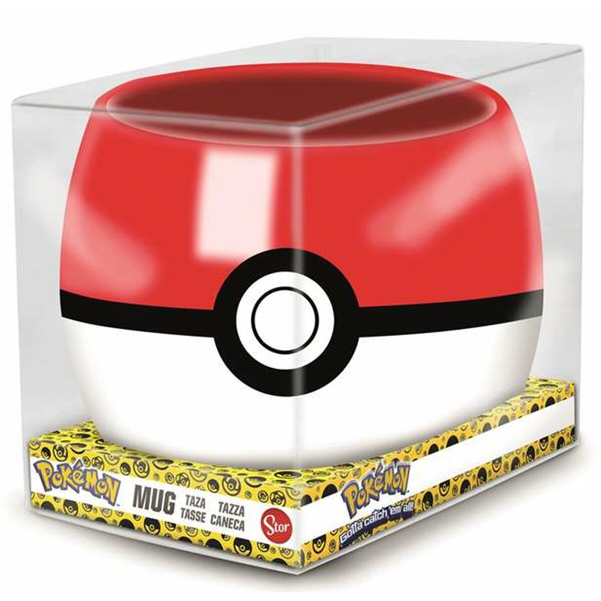 Kopp i låda Pokémon Pokeball Keramik 360 ml - 2