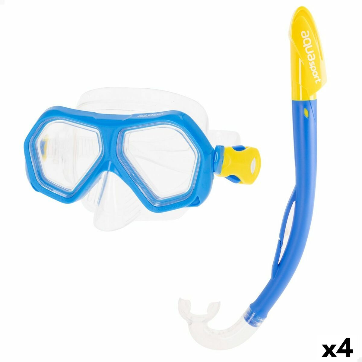 Snorkel och cyklop för barn AquaSport Blå (4 antal) - 8