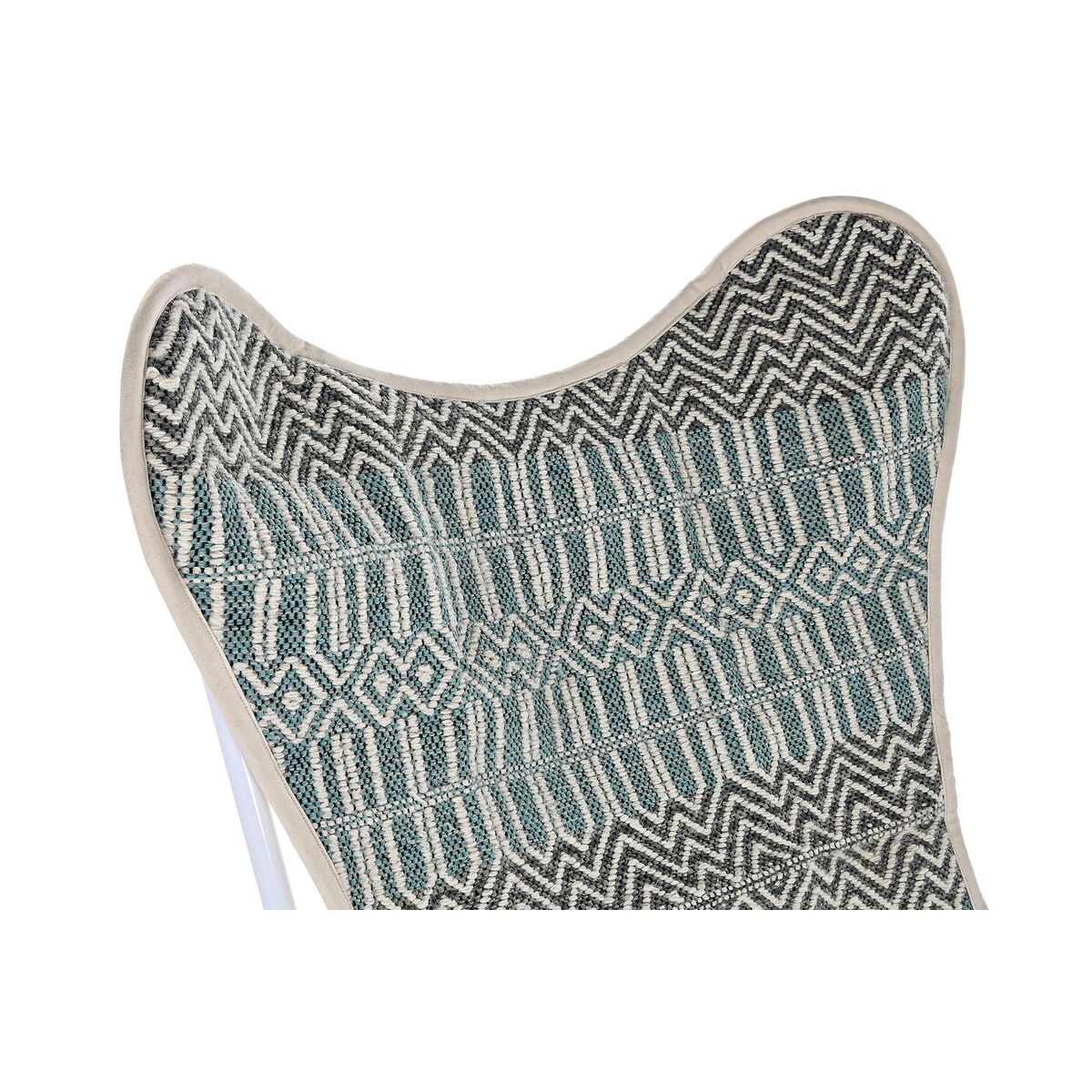Trädgårdssoffa DKD Home Decor Blå Vit Grön Järn 74 x 65 x 90 cm - 14