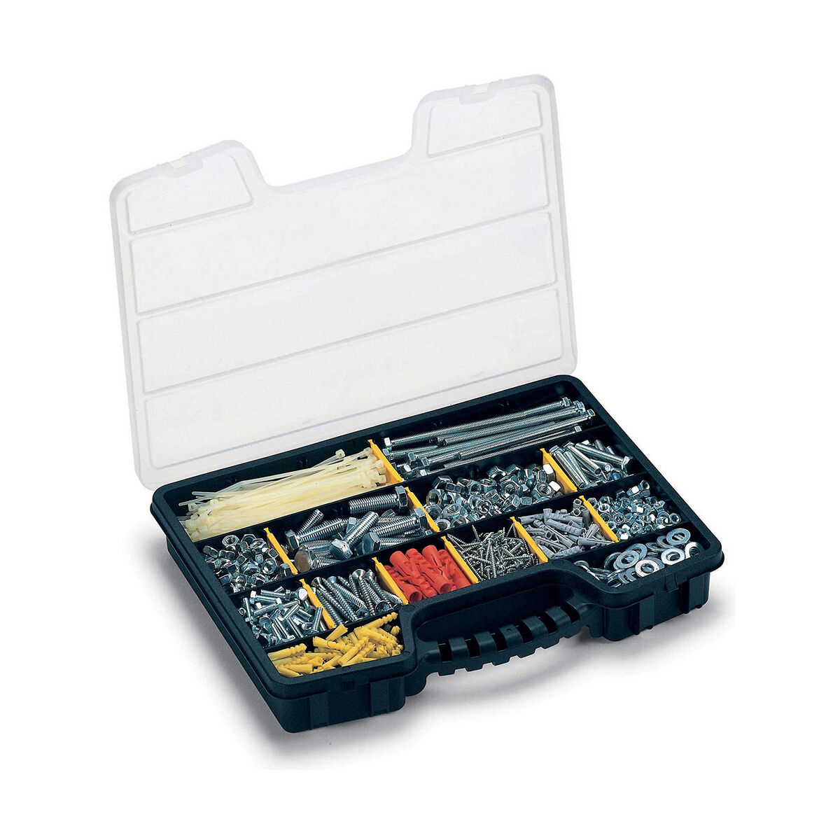 Verktygsförvaring Terry polypropen 39,5 x 30,5 x 6 cm Med lock - 5