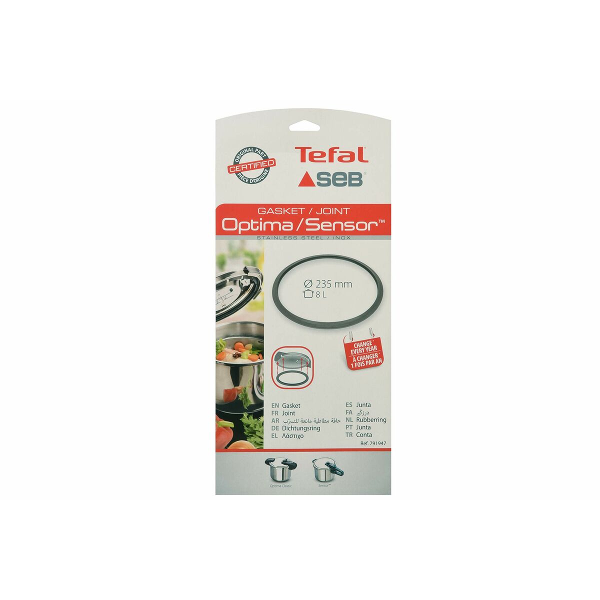Packningsuppsätning SEB 791947 Rostfritt stål Ø 23,5 cm - 3
