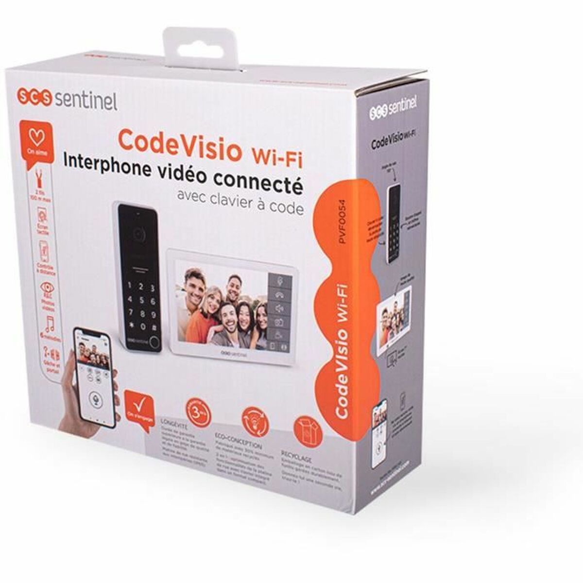 Smart interntelefon med video SCS SENTINEL PVF0054 Vit - 6