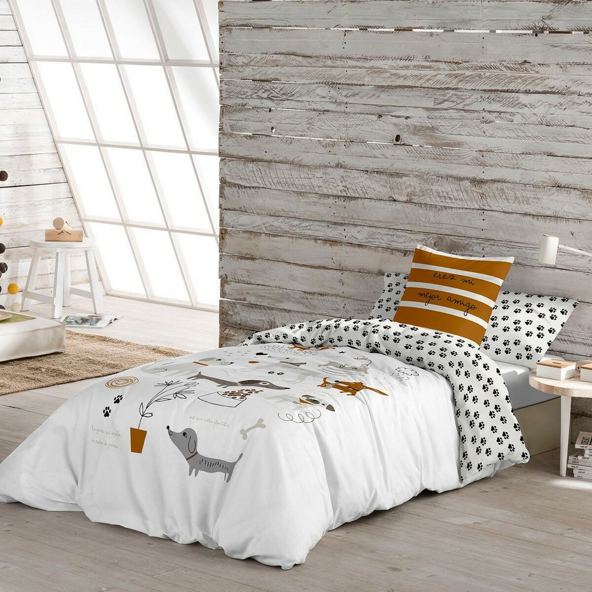 Påslakan Panzup Dogs Säng 180/190 (260 x 220 cm) - 9