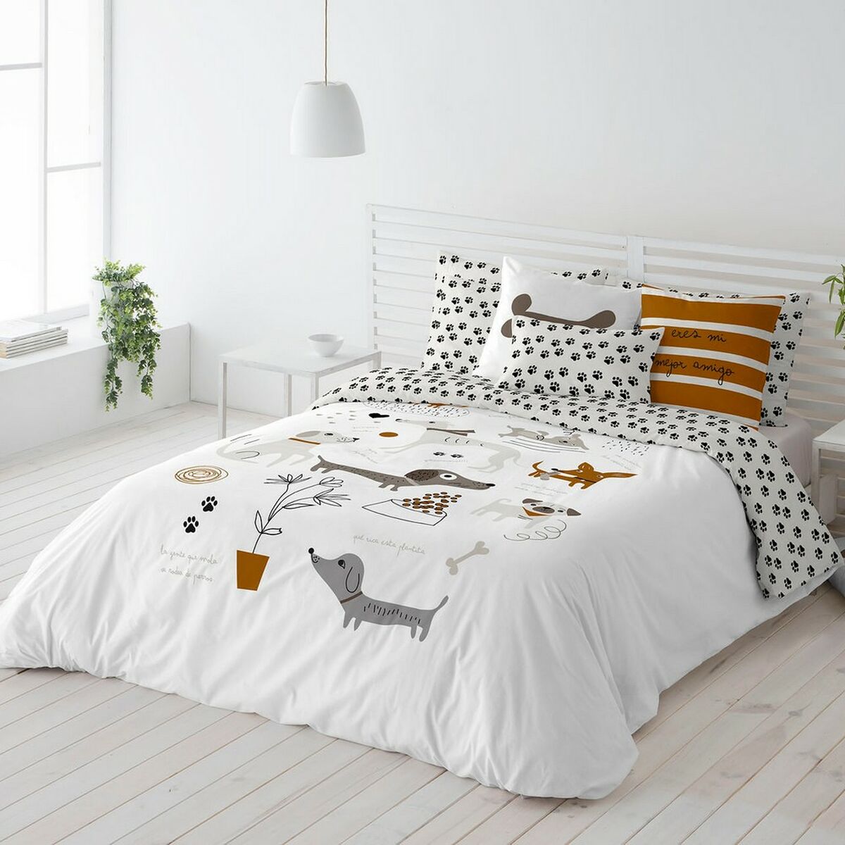 Påslakan Panzup Dogs Säng 180/190 (260 x 220 cm) - 10