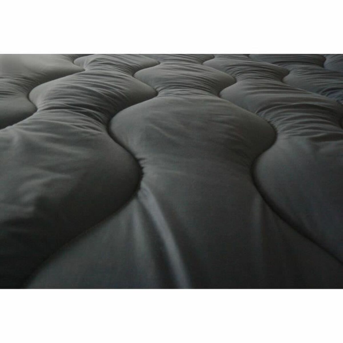 Duntäcke Abeil Vit Grå Vit/Grå 350 g/m² 140 x 200 cm - 6