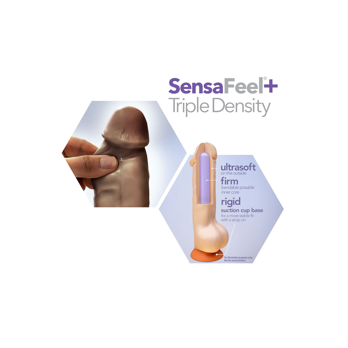 Realistisk dildo Blush Dr Skin TPE Ø 3,8 cm (15,8 cm) - 7