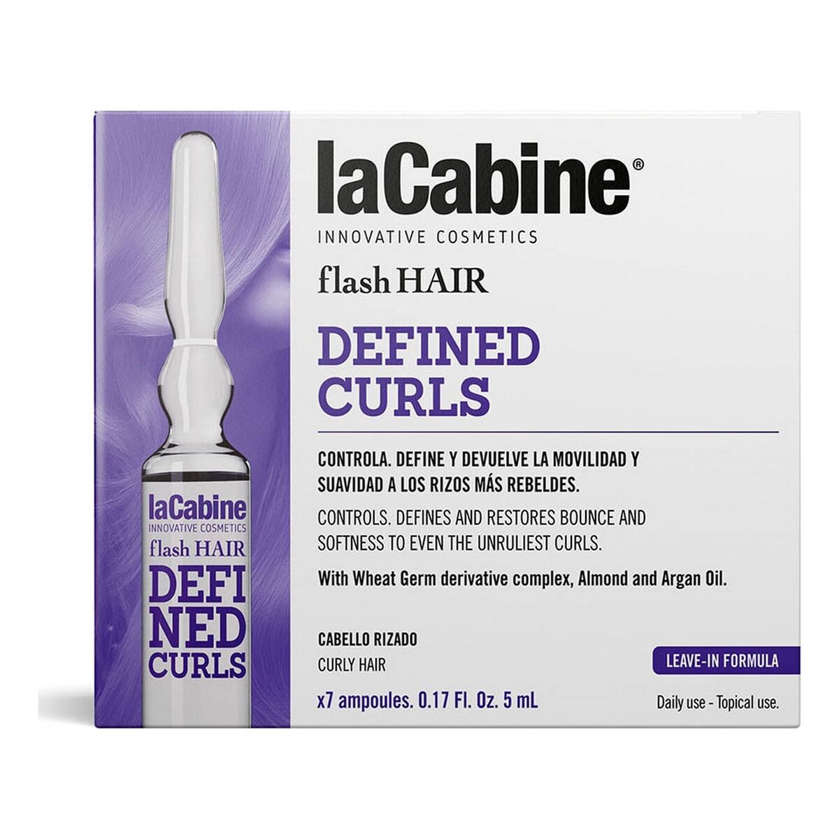 Ampuller laCabine Flash Hair 5 ml Lockdefinierande vätska