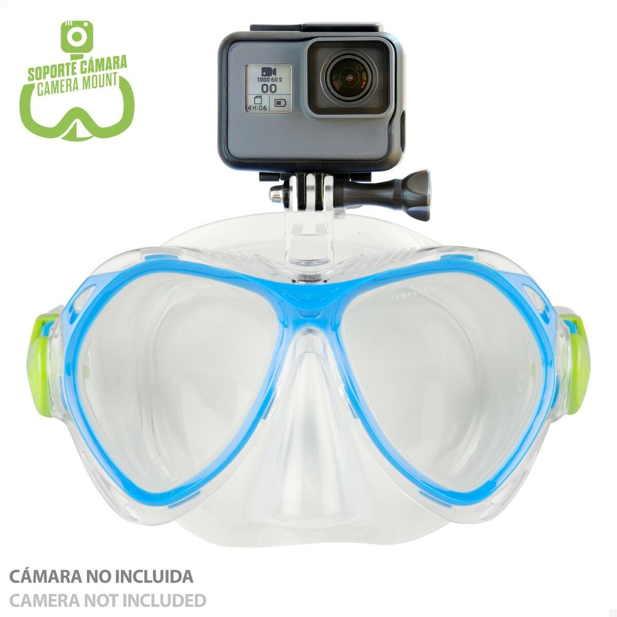 Snorkel och cyklop för barn AquaSport Blå (2 antal) - 5