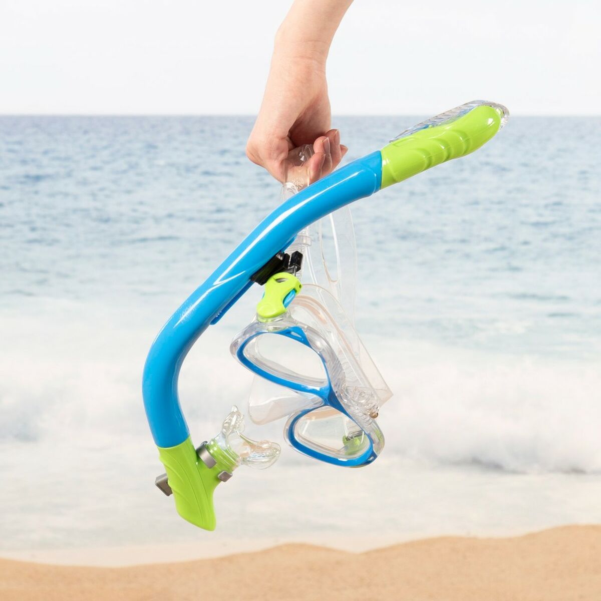Snorkel och cyklop för barn AquaSport Blå (2 antal) - 3