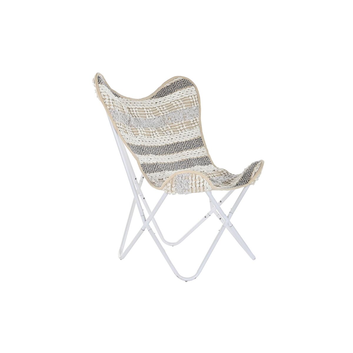 Trädgårdssoffa DKD Home Decor Vit Grå 74 x 65 x 90 cm - 10