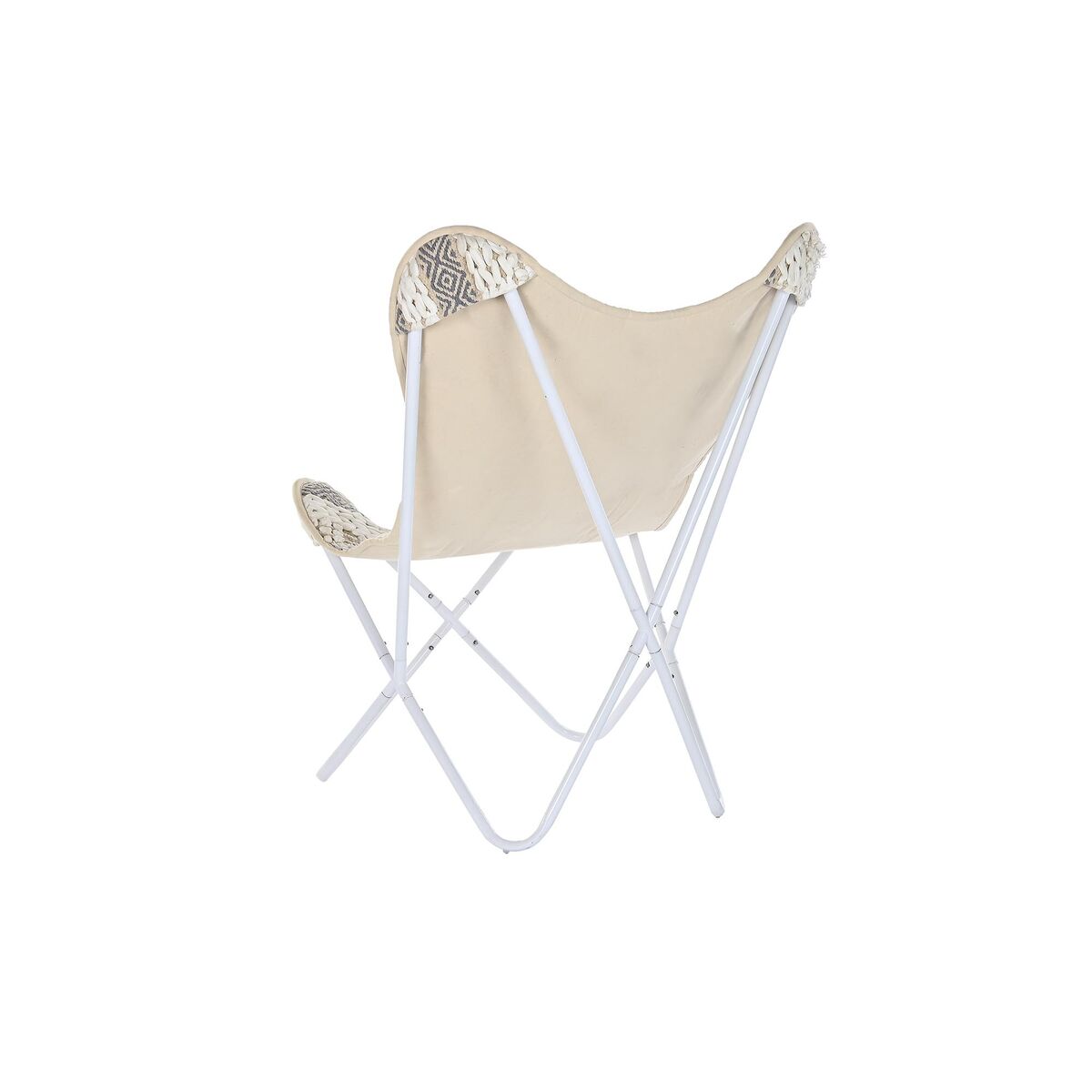 Trädgårdssoffa DKD Home Decor Vit Grå 74 x 65 x 90 cm - 13