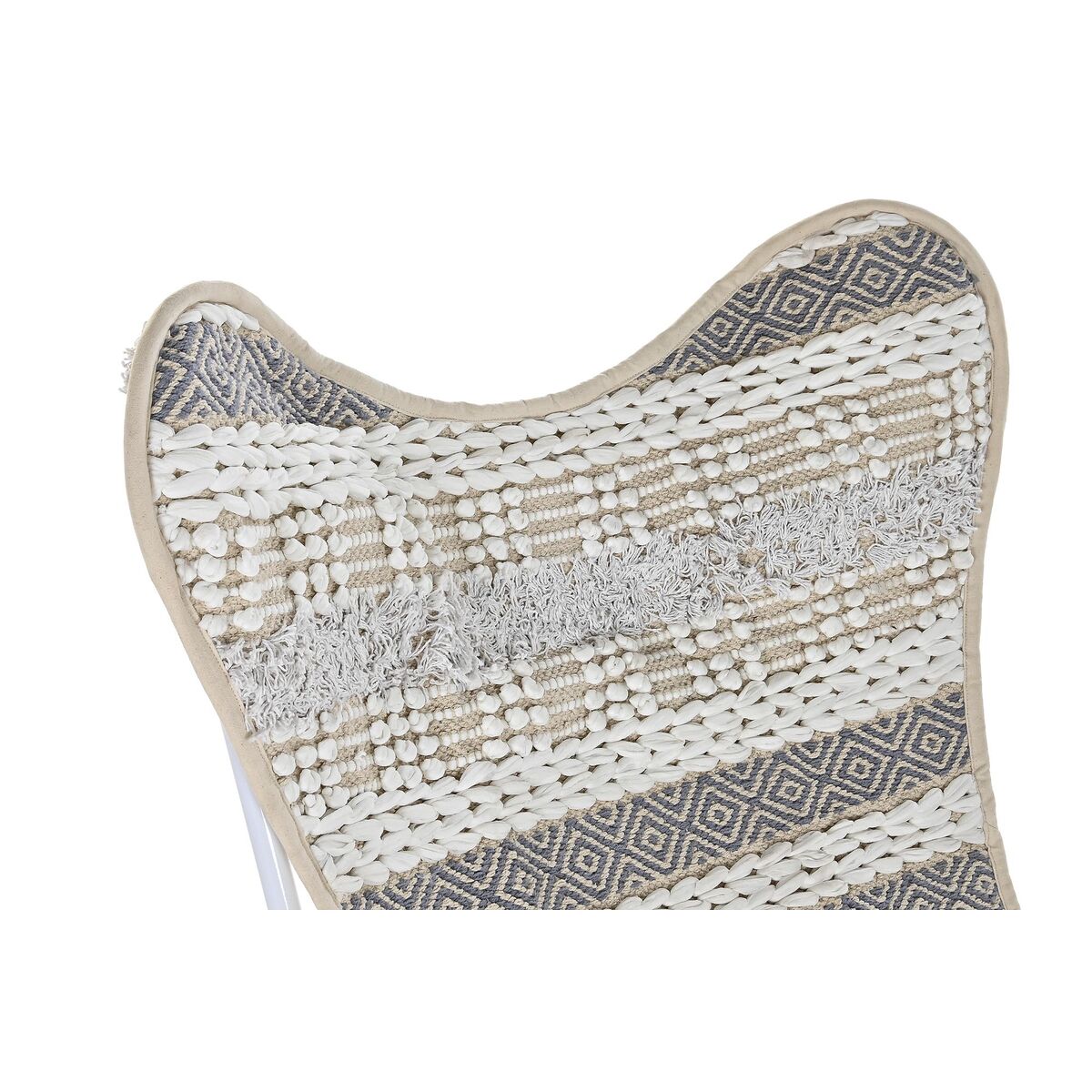 Trädgårdssoffa DKD Home Decor Vit Grå 74 x 65 x 90 cm - 6