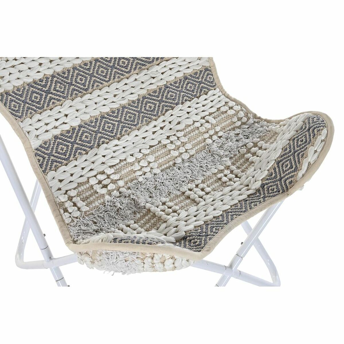 Trädgårdssoffa DKD Home Decor Vit Grå 74 x 65 x 90 cm - 11