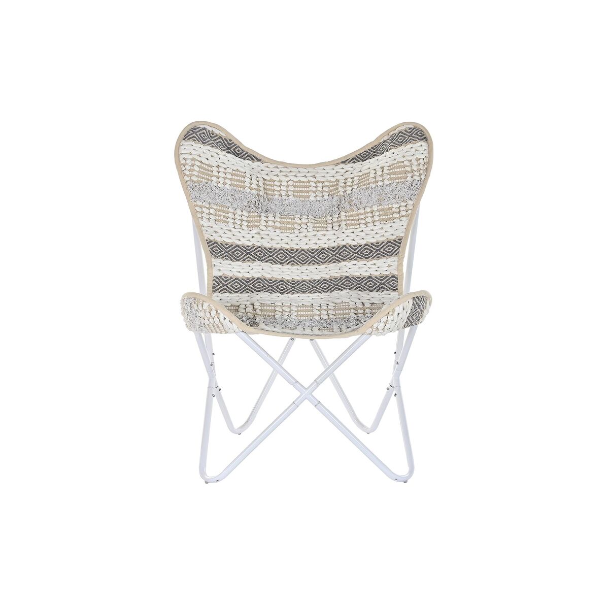 Trädgårdssoffa DKD Home Decor Vit Grå 74 x 65 x 90 cm - 5