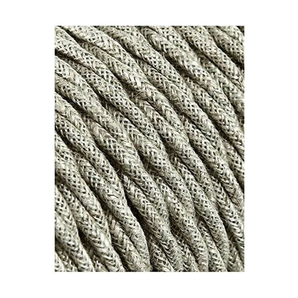 Kabel EDM 11881 Beige linne 2 x 0,75 mm 5 m - 3