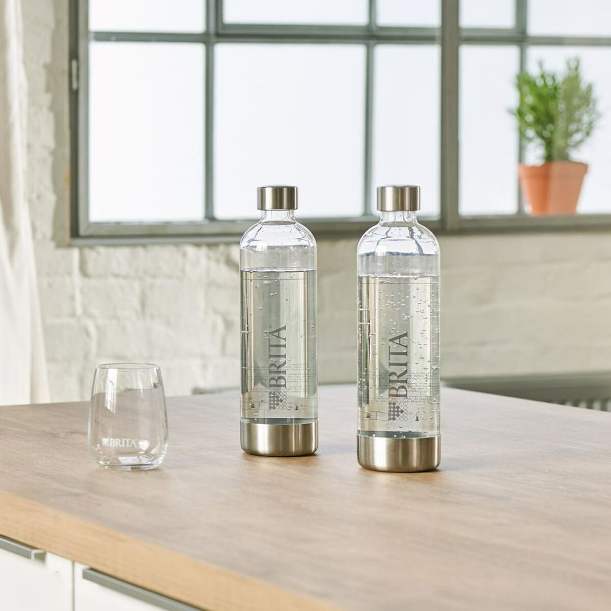 Filterflaska SodaOne Brita 1043722 Transparent Silvrig 1 L - 7