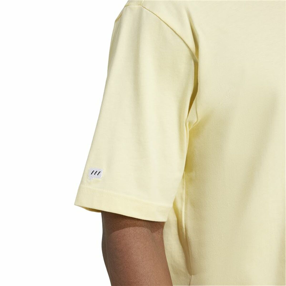 T-shirt med kortärm Herr Adidas Remoji Pocket Graphic Gul Gyllene - 3