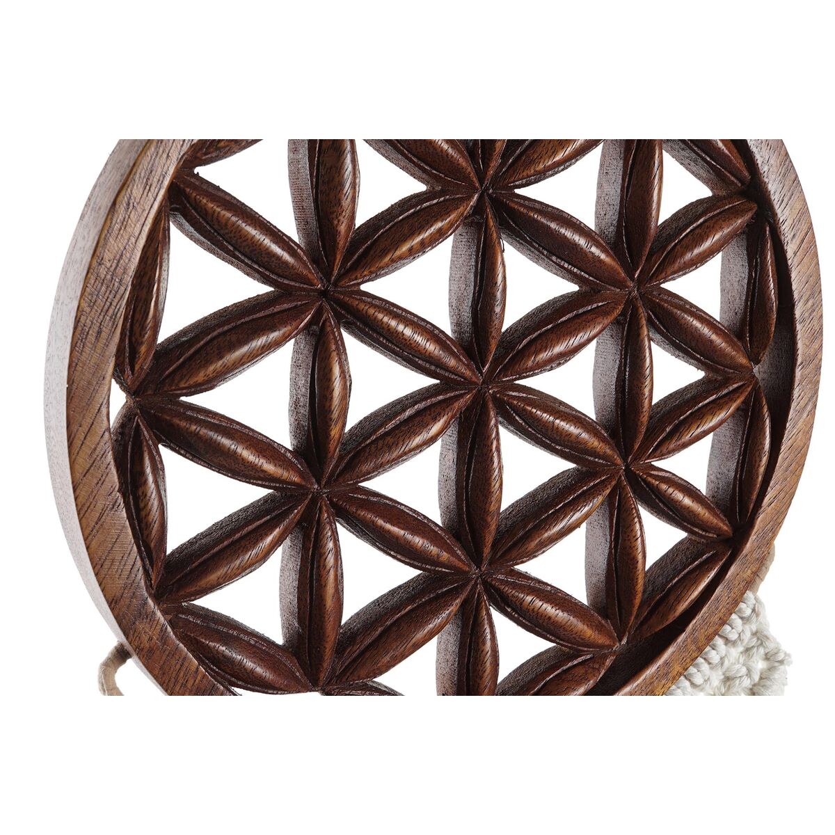 Hängdekoration DKD Home Decor 25 x 1 x 93 cm Brun Vit (2 antal) - 5