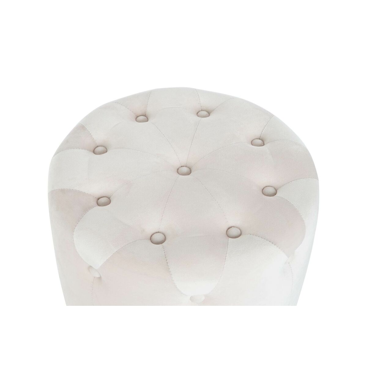 Fotpall DKD Home Decor Rosa Gyllene Trä MDF Sammet 60 x 60 x 54 cm (3 antal) - 4