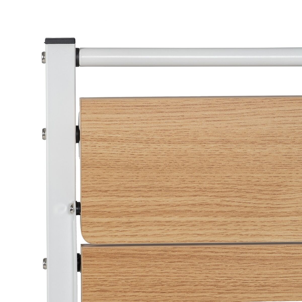 Skrivbord Vit Naturell Järn Trä MDF 87 x 56 x 87 cm - 5
