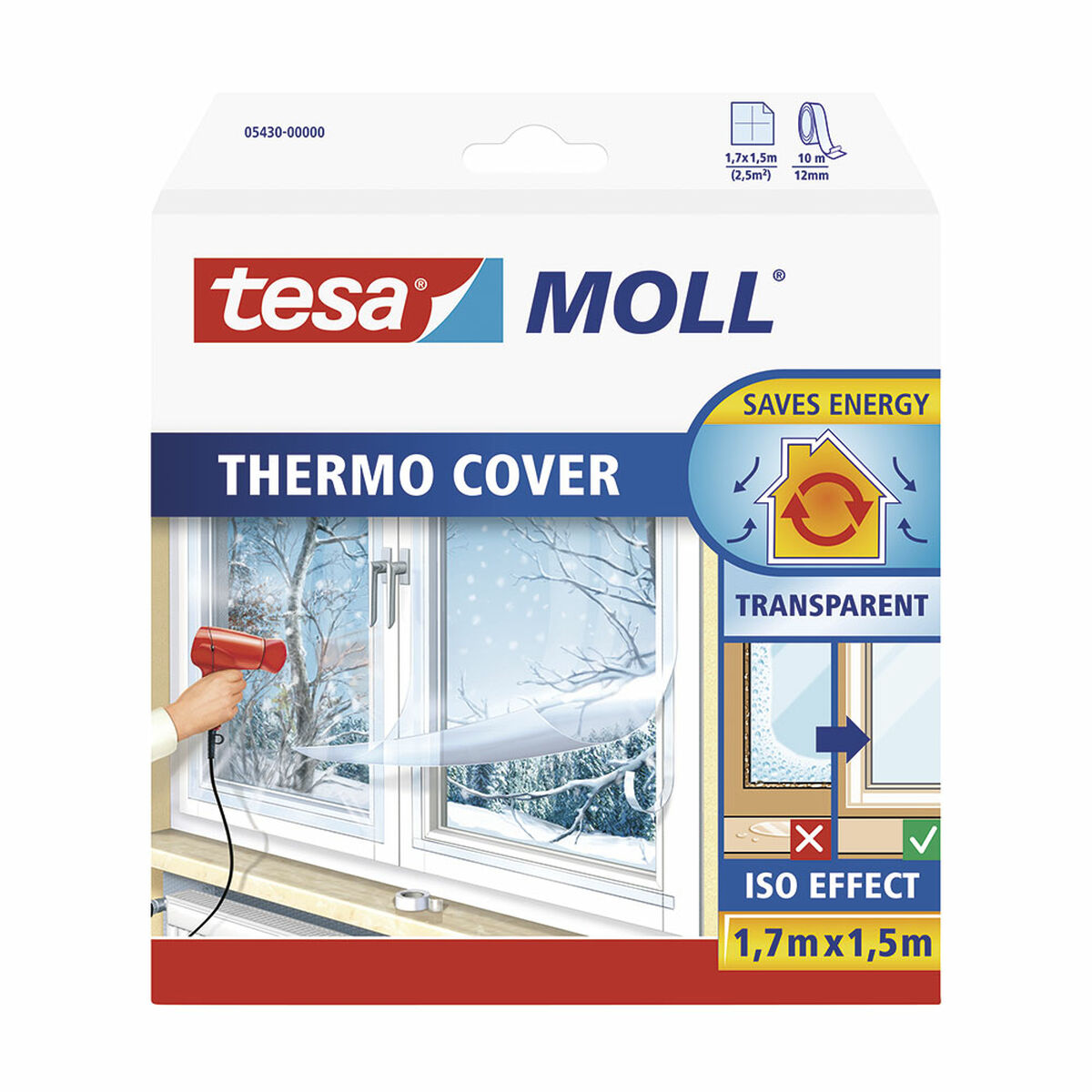 Värmeisolering TESA 1,7 m x 1,5 m