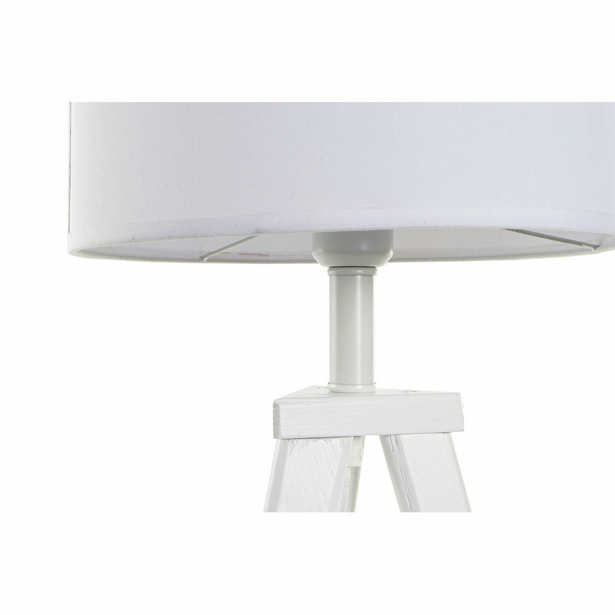 Bordslampa DKD Home Decor 8424001807918 Trä Vit 220 V 50 W 30 x 30 x 72 cm - 6