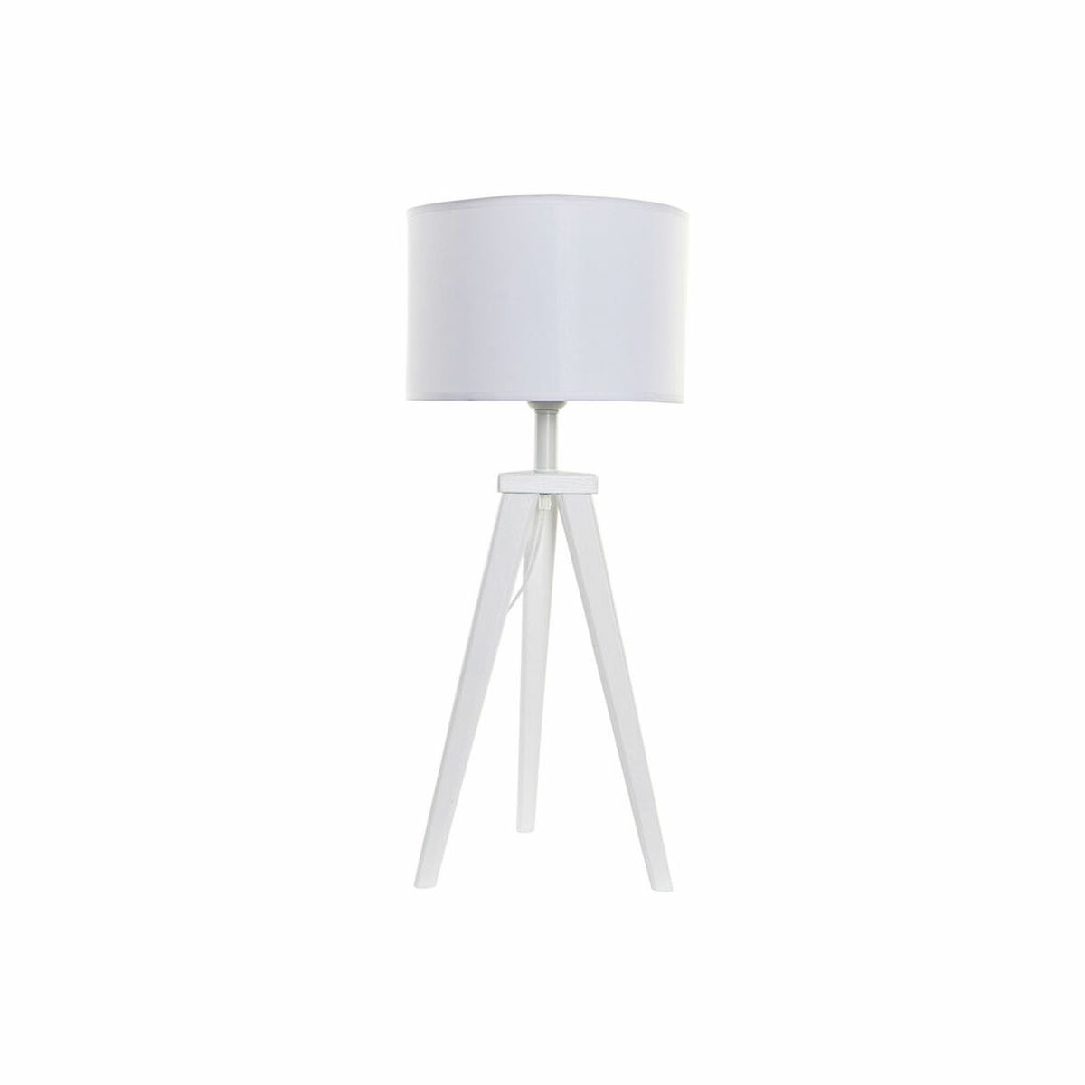 Bordslampa DKD Home Decor 8424001807918 Trä Vit 220 V 50 W 30 x 30 x 72 cm - 4