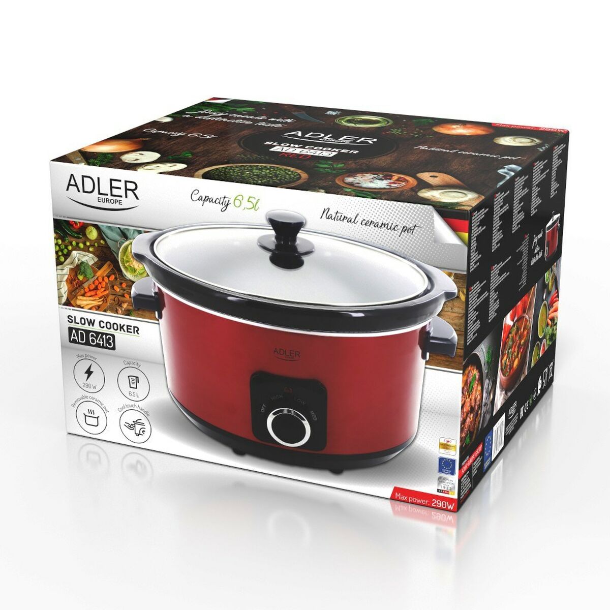 Slowcooker Adler AD 6413r - 2