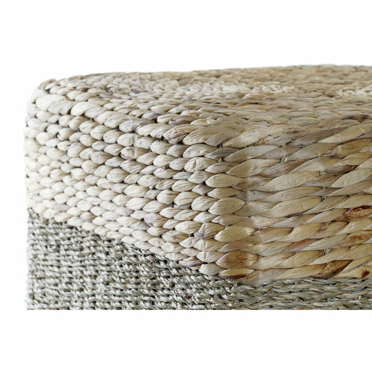 Fotpall DKD Home Decor Multicolour Naturell Boho 42 x 42 x 40 cm - 2