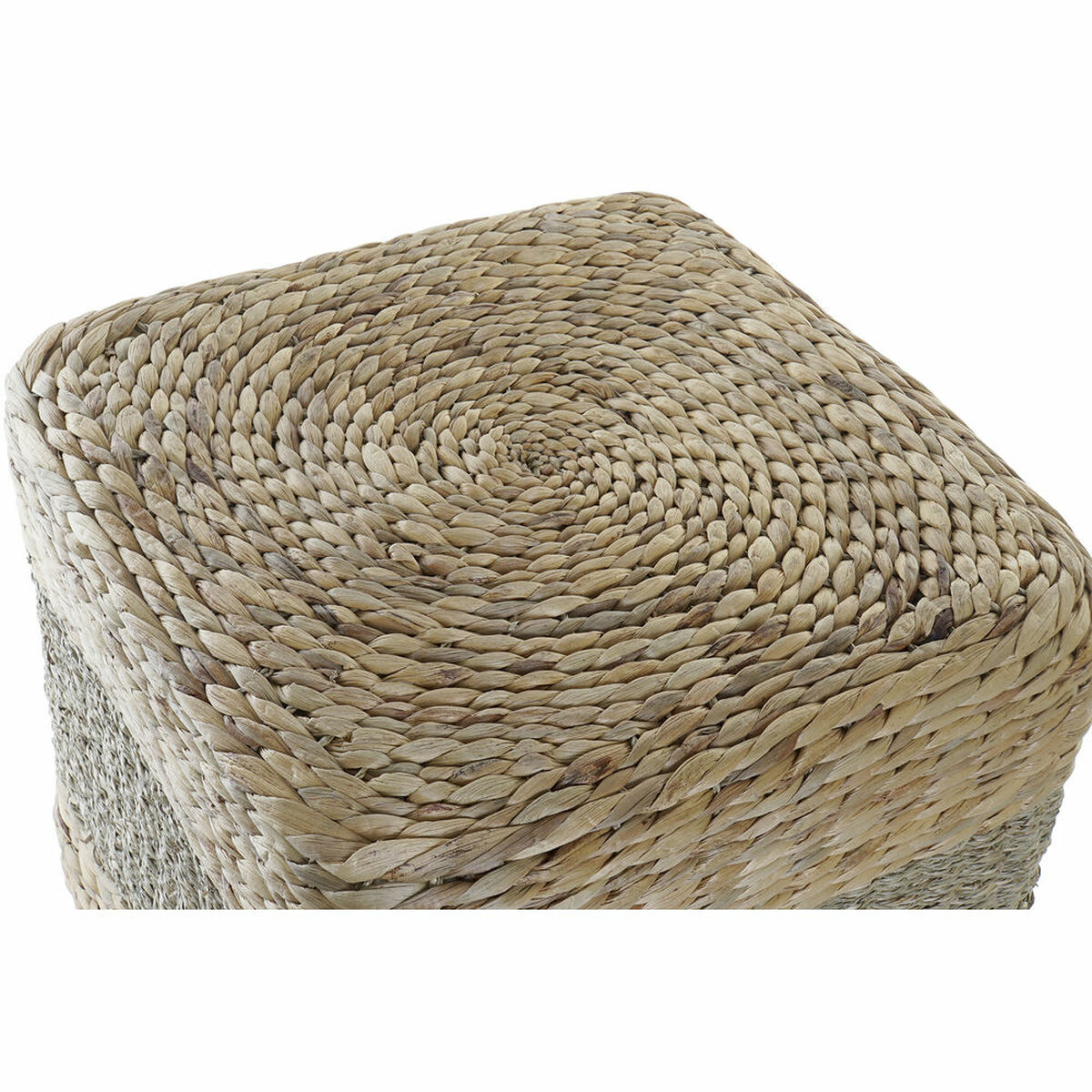 Fotpall DKD Home Decor Multicolour Naturell Boho 42 x 42 x 40 cm - 3