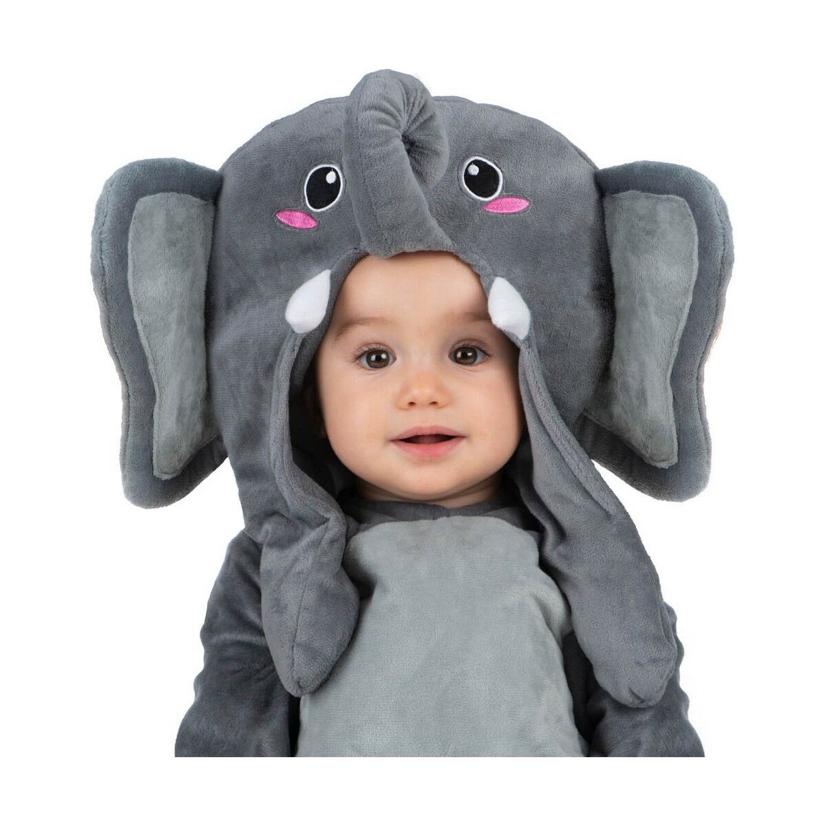 Maskeraddräkt bebis My Other Me Elefant Grå (4 Delar)