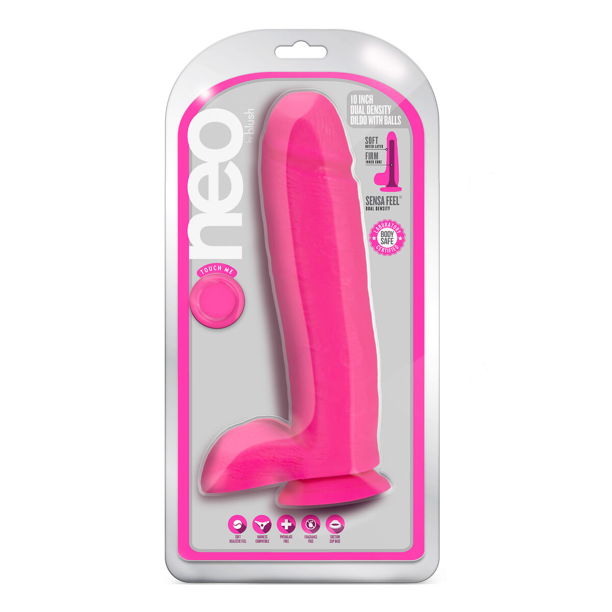 Realistisk dildo Blush Neo PVC Ø 5,7 cm (21,6 cm) - 5