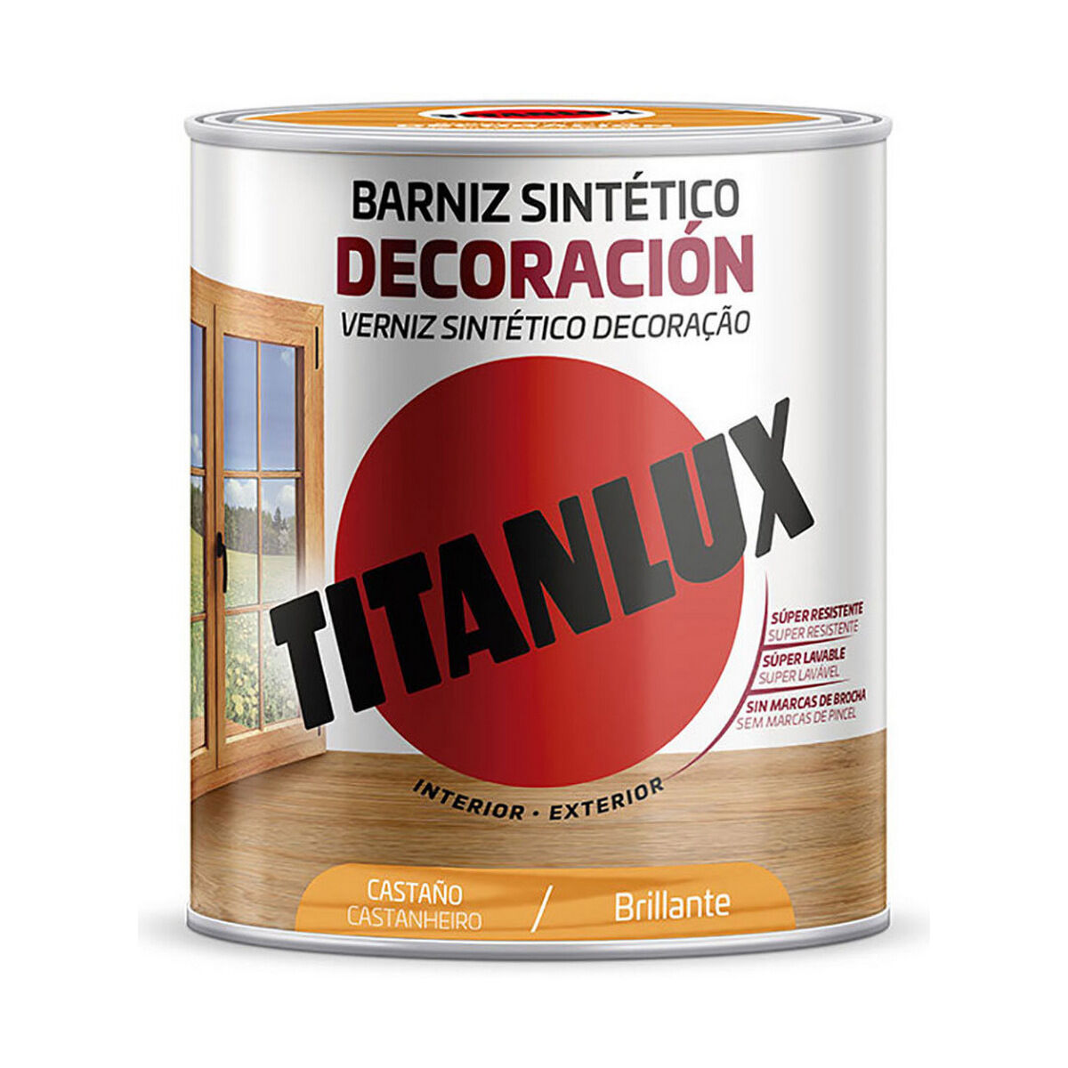 Fernissa Titanlux M10100114 250 ml Kastanjebrun - 3
