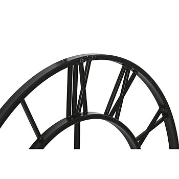 Väggklocka Home ESPRIT Vit Svart Metall 60 x 3 x 60 cm (2 antal)