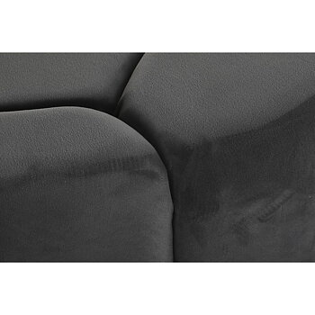 Fotpall DKD Home Decor Grå 30 % Polyester (85 x 85 x 48 cm)
