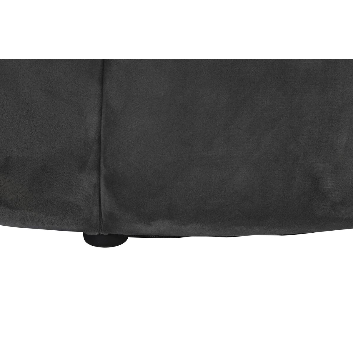 Fotpall DKD Home Decor Grå 30 % Polyester (85 x 85 x 48 cm) - 4