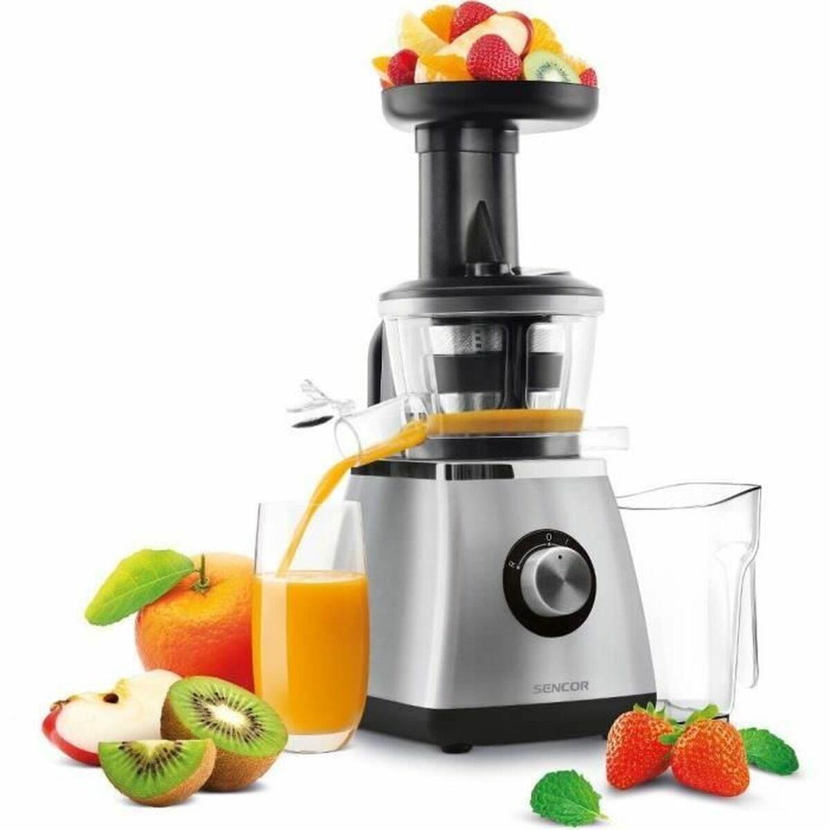Elektrisk Juicepress Sencor SSJ 4041BK Svart - 2