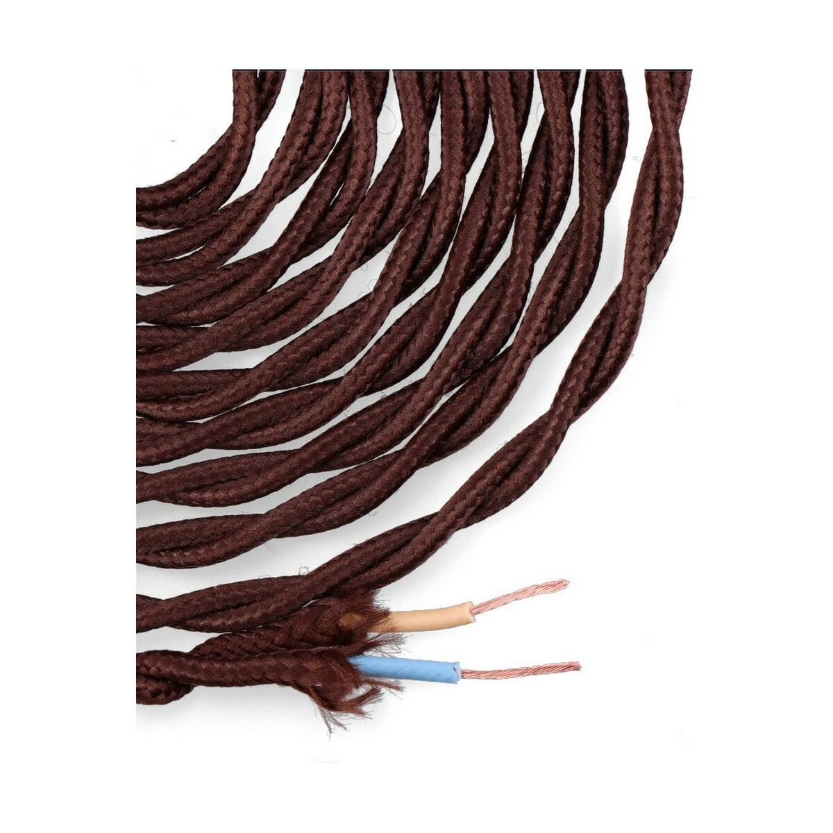 Kabel EDM 11882 C20 Brun 2 x 0,75 mm 5 m Silke - 2